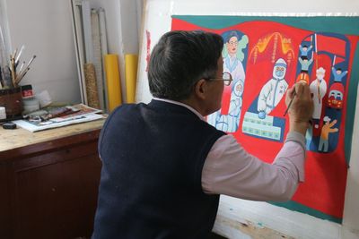 【文明始于心 健康始于行】 &ldquo;藝&rdquo;心抗疫!龍門文藝工作者傾情創作為&ldquo;戰疫&rdquo;加油鼓勁